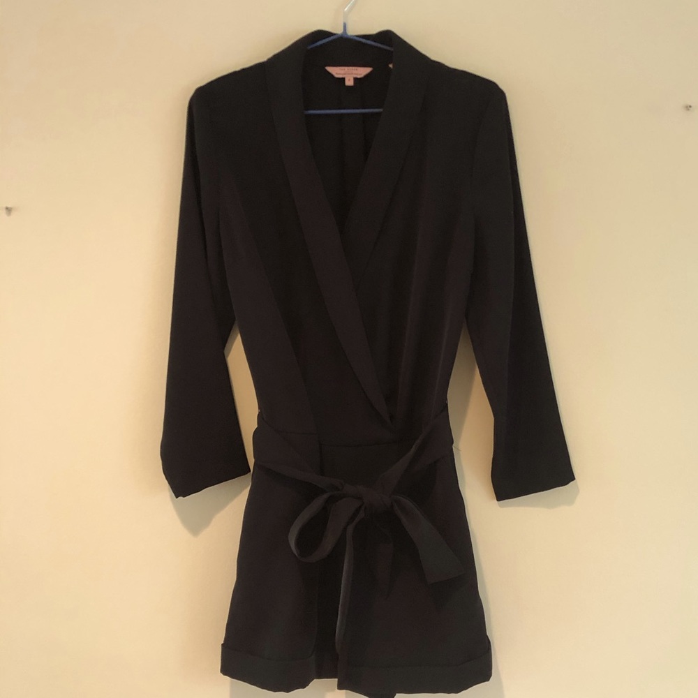 Ted Baker black tiewaist short Jumpsuits